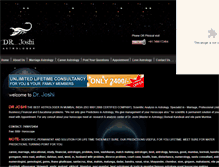 Tablet Screenshot of drjoshiastrologer.com